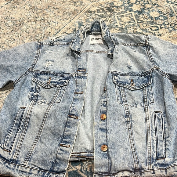 garage oversized jean jacket - Picture 3 of 3